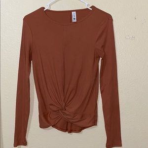 Long Sleeve Cover Yoga Top 🧡 NWOT